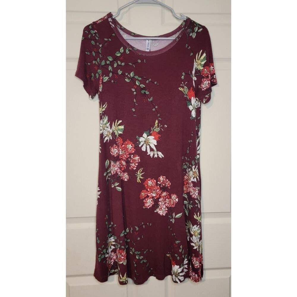 Korsis T Shirt Dress Medium With Pockets!